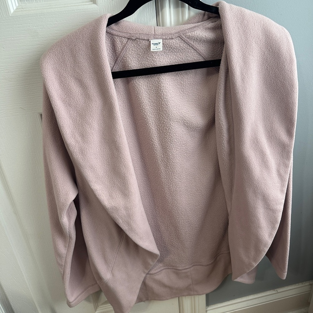 Old Navy Women's Light Pink Open-Front Shrug